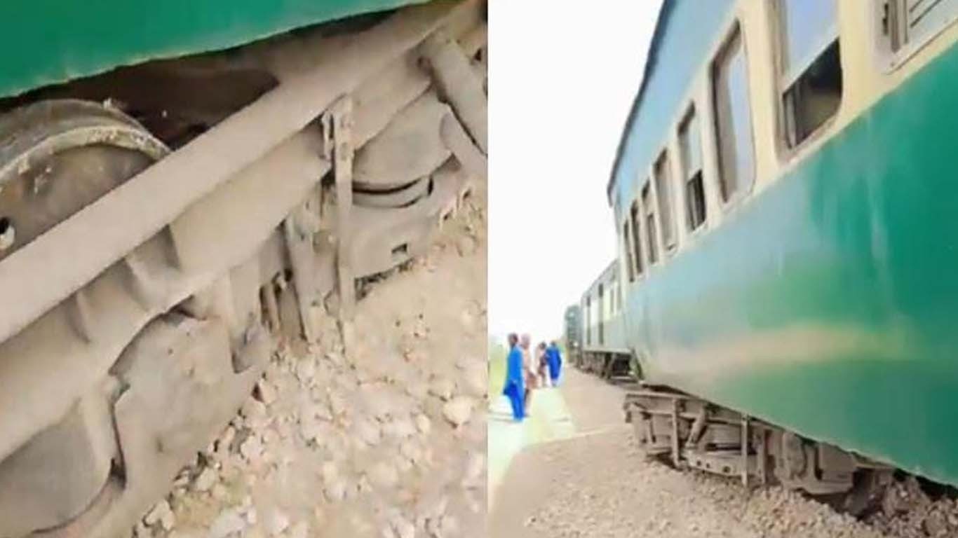 شکارپور: ریلوے ٹریک پر دھماکا، جعفر ایکسپریس کی5بوگیاں پٹری سے اتر گئیں