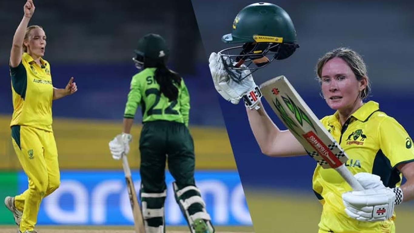ویمنز ورلڈکپ :آسٹریلیا نے پاکستان کو 107 رنز سے شکست دیدی
