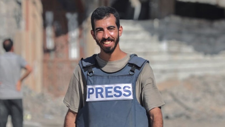 غزہ میں اسرائیلی گینگ نے فلسطینی صحافی کو شہید کردیا