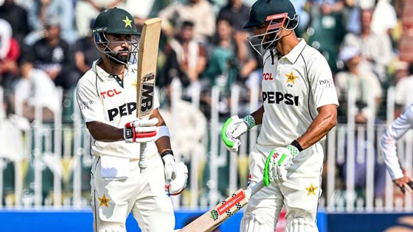 راولپنڈی ٹیسٹ پہلا دن، پاکستان نے 5 وکٹوں پر 259 رنز بنالیے