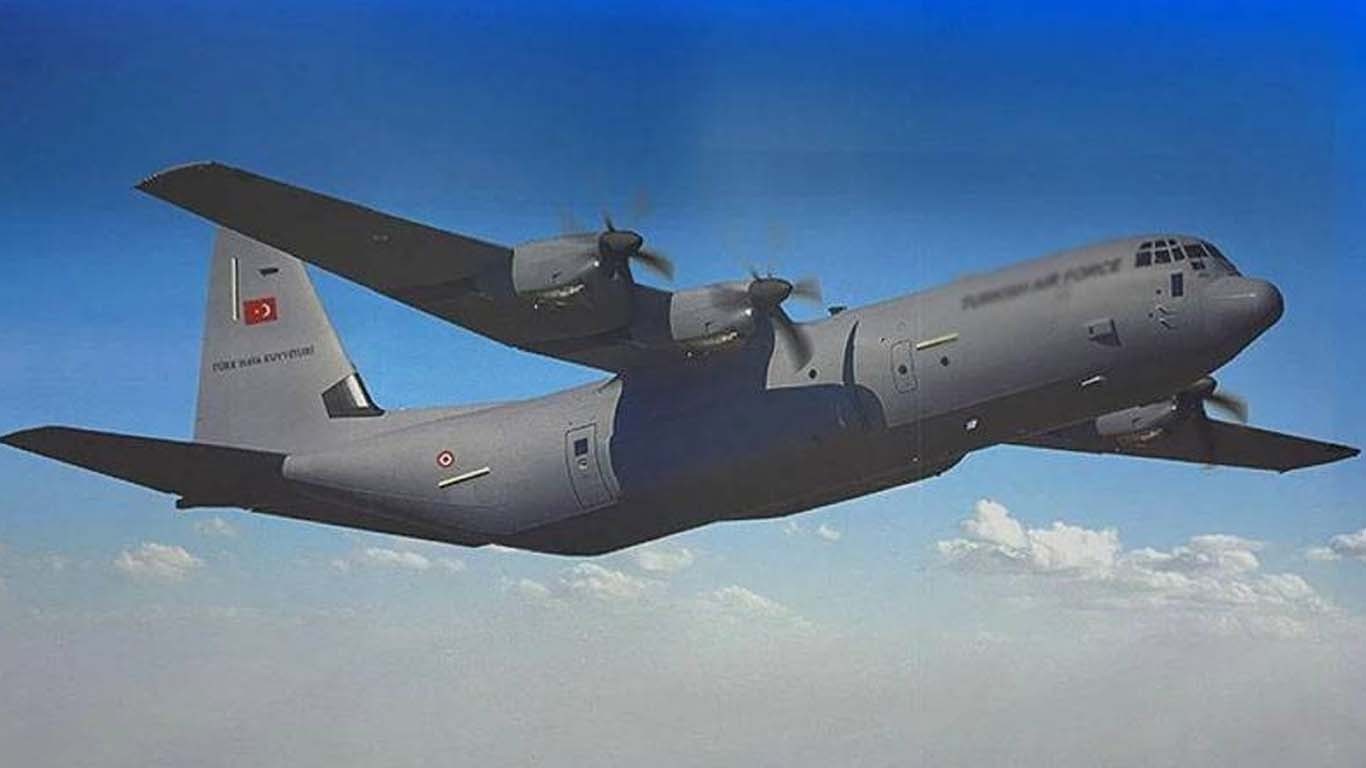 ترکیے کا سی 130 فوجی کارگو طیارہ تباہ