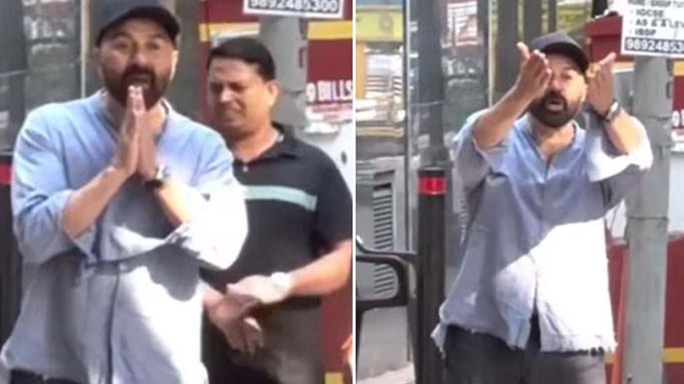 سنی دیول گھر کے باہر کھڑے میڈیا نمائندگان پر سیخ پا