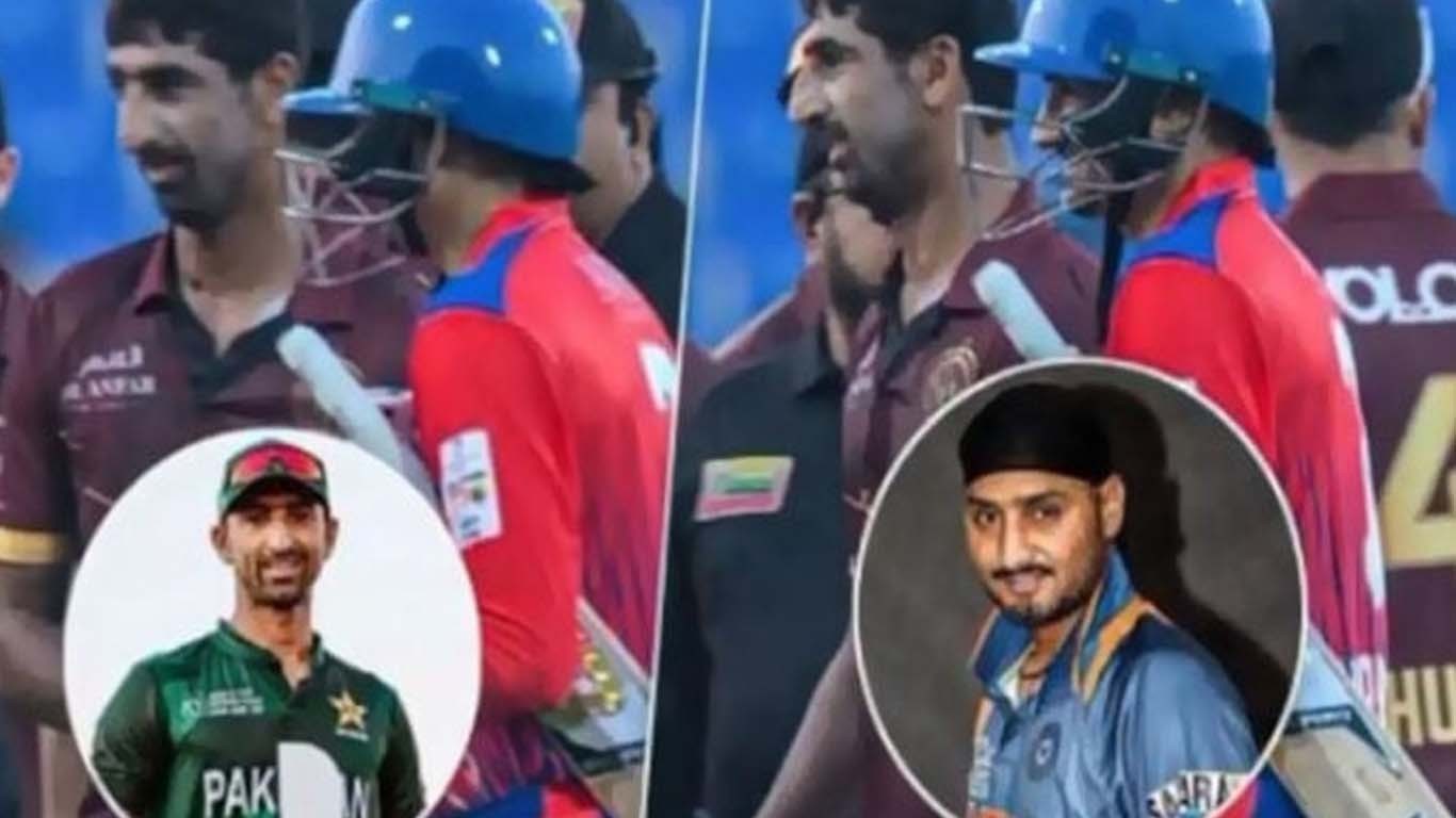 ہربھجن سنگھ کا شاہنواز دھانی سے مصافحہ، ویڈیو سامنے آگئی