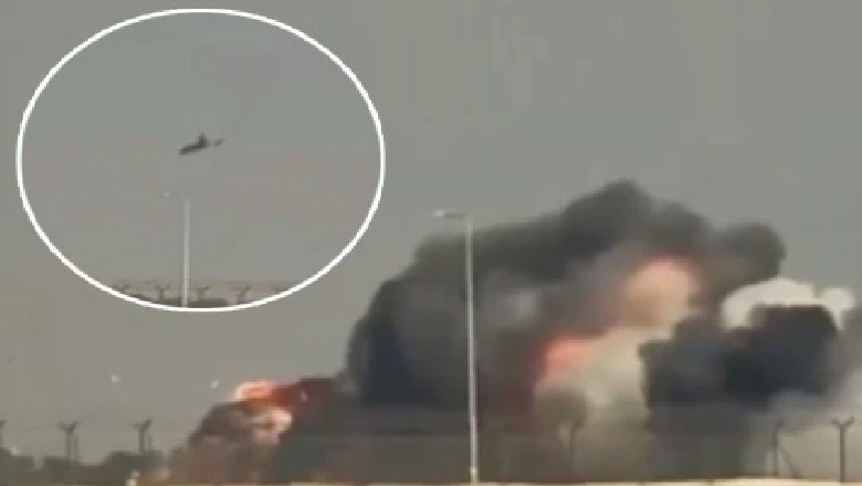 دبئی ایئرشو میں بھارت کا جنگی طیارہ گر کر تباہ، پائلٹ ہلاک