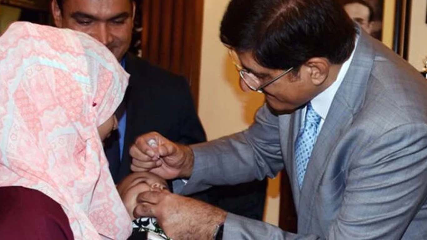 وزیراعلیٰ سندھ نے انسداد پولیو مہم کا افتتاح کردیا