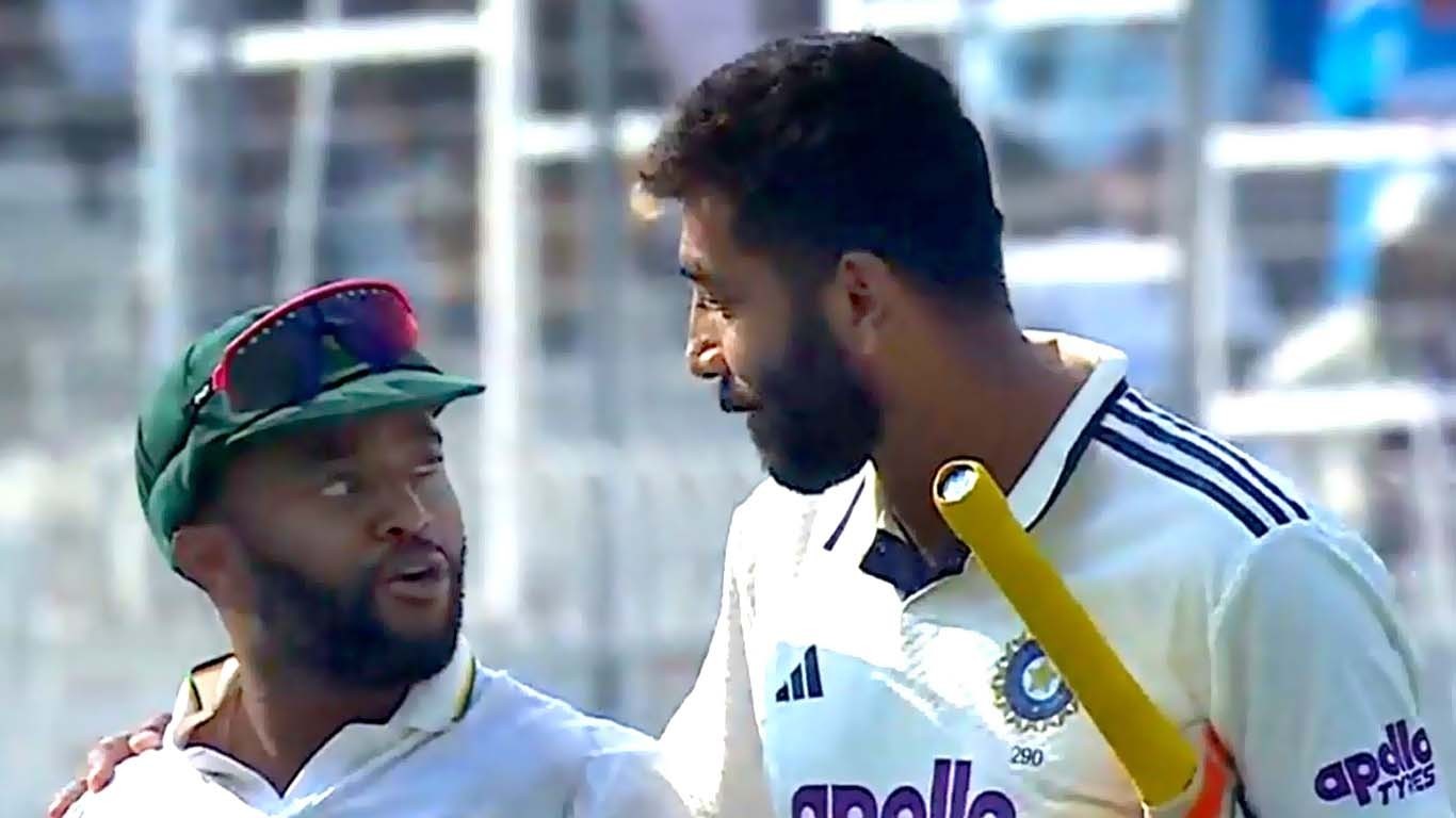 بمرا نے بونا کہنے پر جنوبی افریقا کے کپتان سے معافی مانگ لی