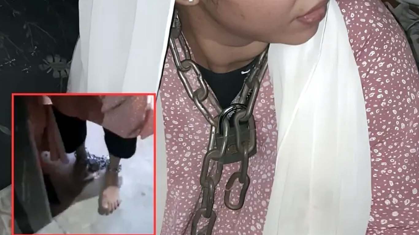 کراچی، ڈیفنس میں فلیٹ سے زنجیروں میں قید خاتون بازیاب