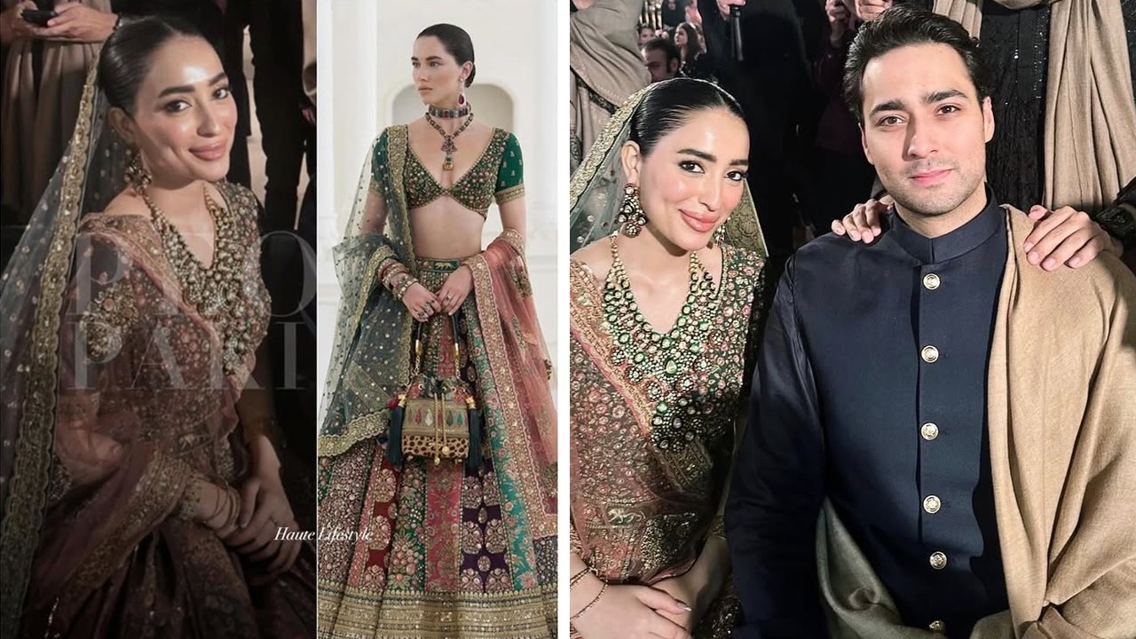 جنید صفدر اور شانزہ کی شادی، دلہن نے مہندی میں بھارتی ڈیزائنر کا لباس پہنا