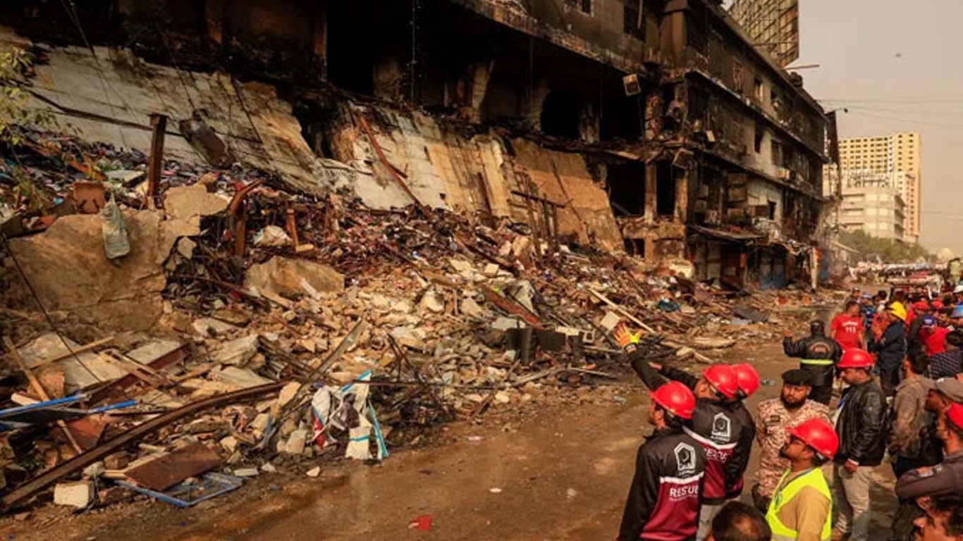 سانحہ گل پلازہ، اب صرف باقیات کی تلاش کا عمل رہ گیا ہے، سینئر فائر آفیسر