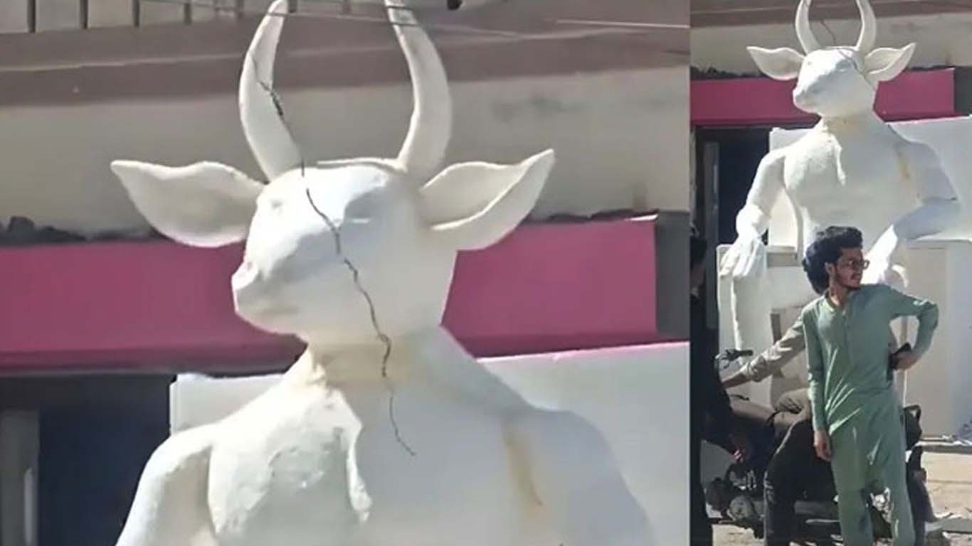 کراچی میں دکان سے برآمد ہونے والے شیطانی مجسمے کا معمہ حل ہوگیا