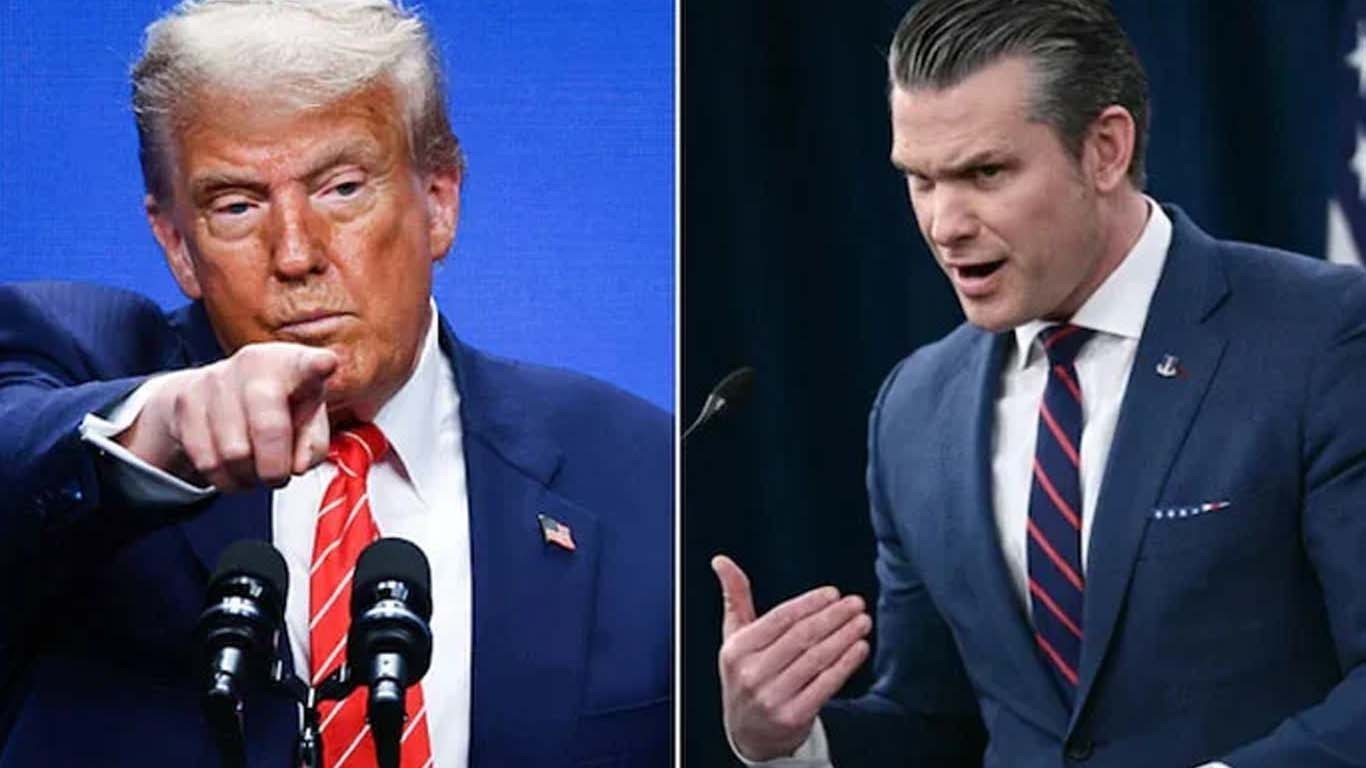 ٹرمپ نے ایران جنگ کا ملبہ پیٹ ہیگستھ پر ڈال دیا