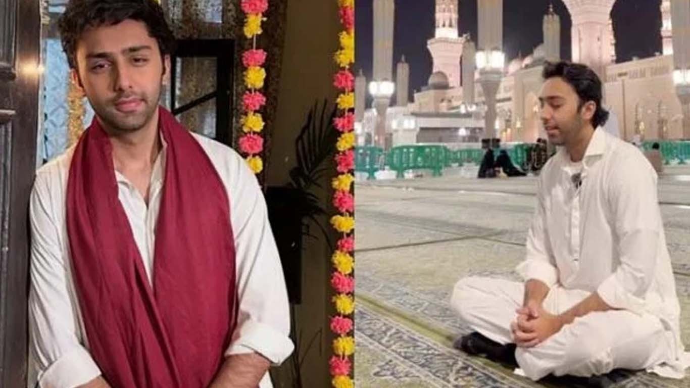 عاشر وجاہت کی مدینہ منورہ میں نعت پڑھنے کی ویڈیو وائرل