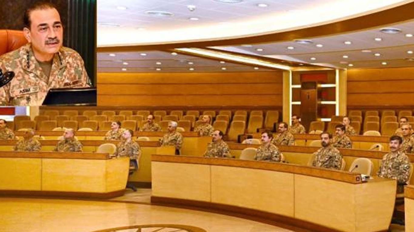 کور کمانڈرز کانفرنس: سعودی عرب پر ایرانی حملوں کی شدید مذمت