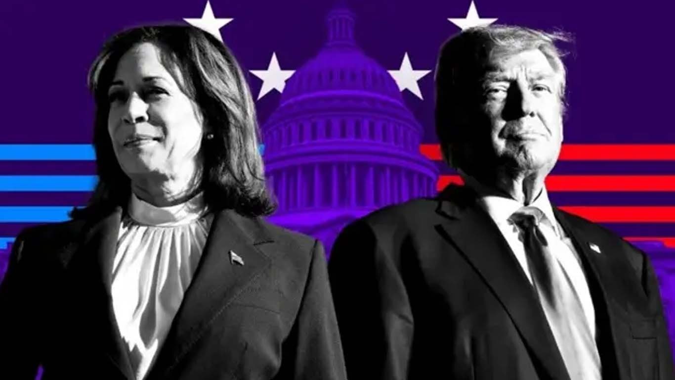 کاملا ہیریس نے ٹرمپ کو آڑے ہاتھوں لے لیا