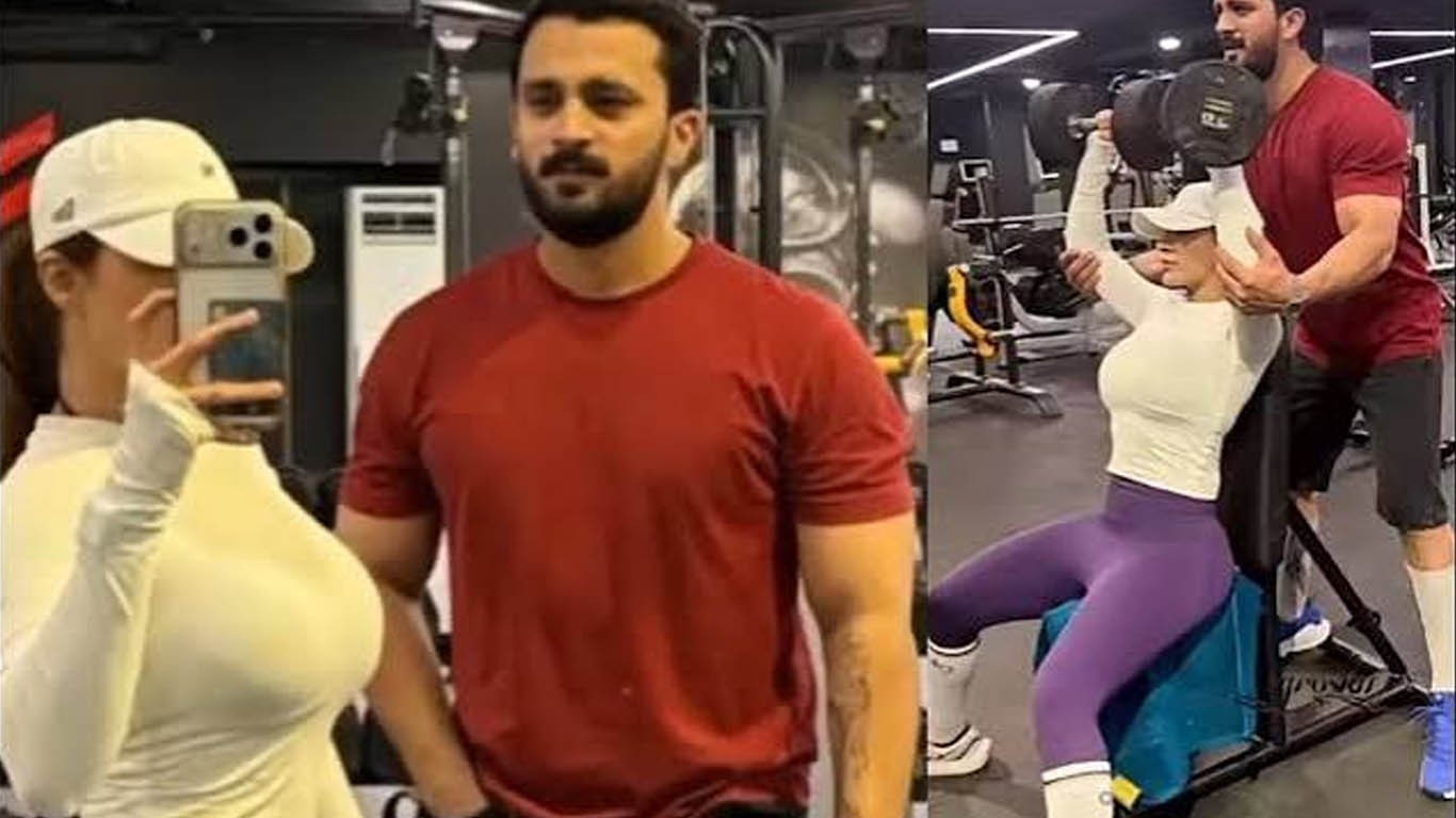 وائرل جم ویڈیو ، رجب بٹ نے سعدیہ بلوچ سے تعلق کی حقیقت بتادی