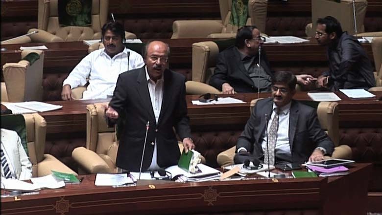 کسی بھی تقسیم کے خلاف سندھ اسمبلی میں متفقہ قرارداد منظور