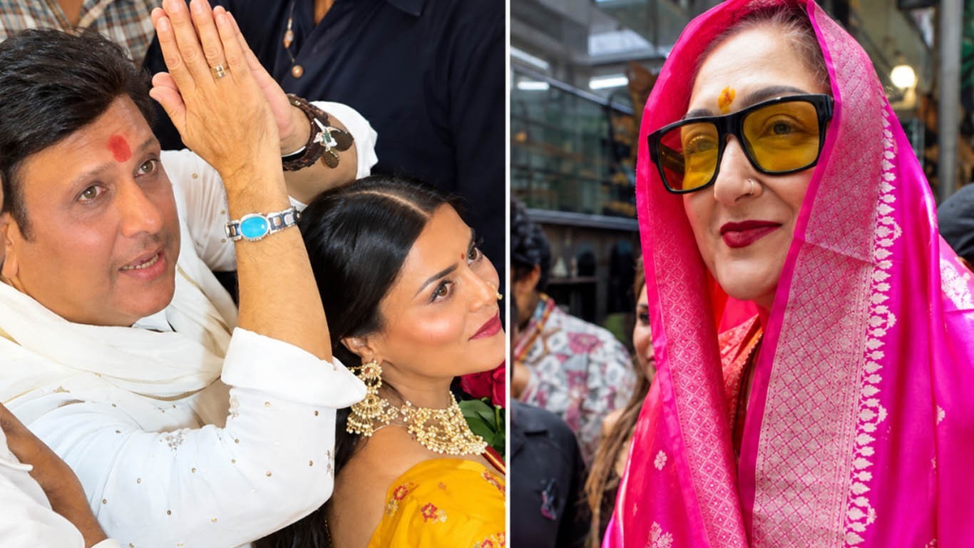 گووندا کی گرل فرینڈ کیساتھ پوجا ، اہلیہ کا ردِعمل سامنے آگیا