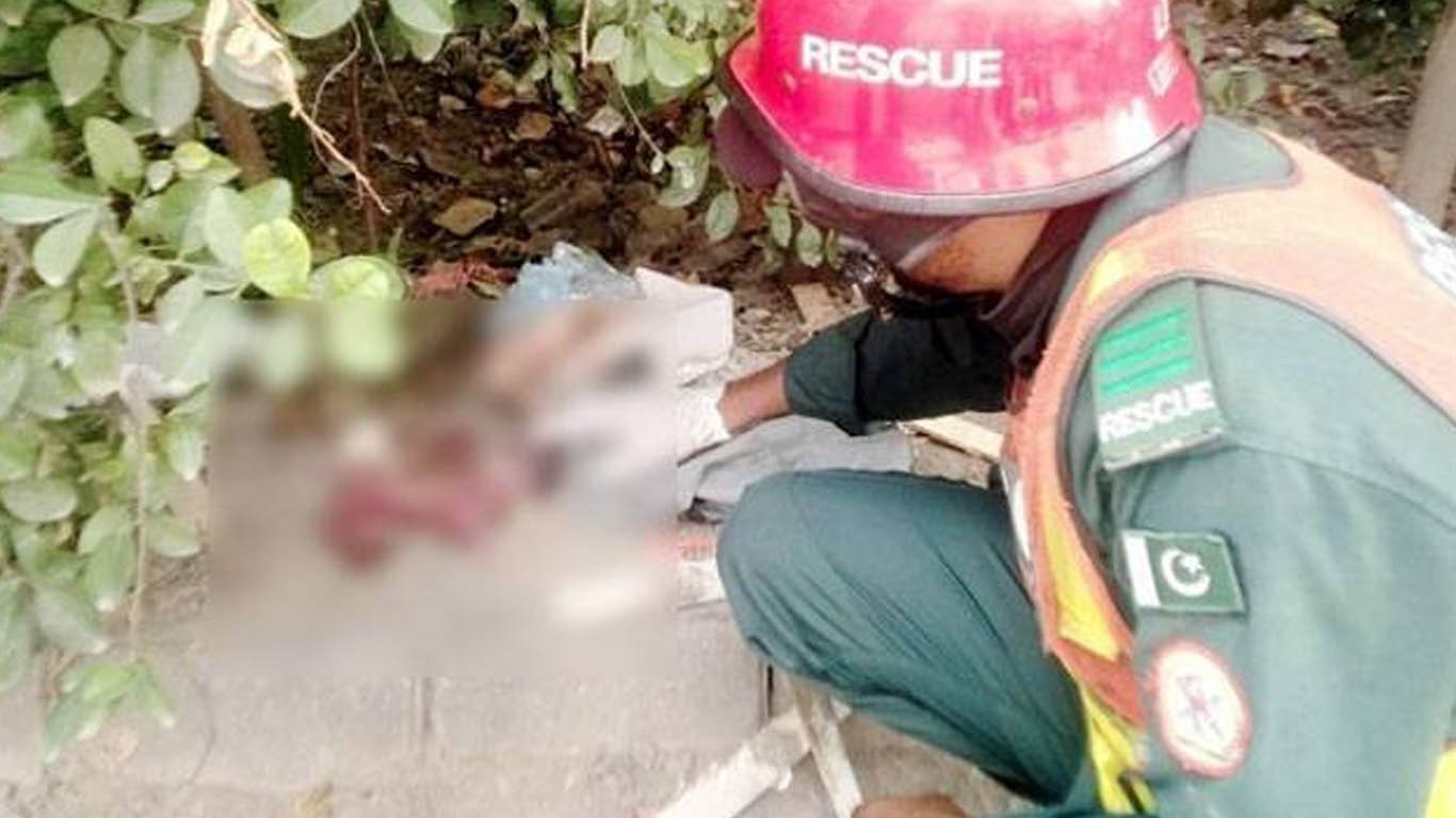 ڈبے میں بند نومولود کی لاش برآمد